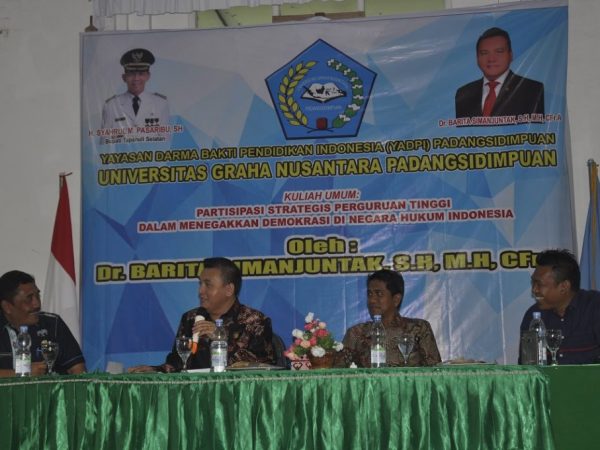 Kuliah Umum oleh Dr. Barita Simanjutak, SH, MH, CFrA